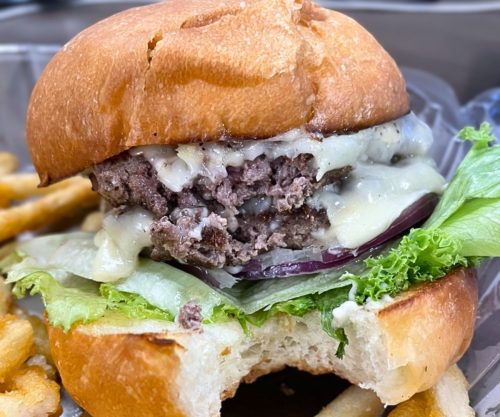 Double Stack Crave Burger at Crave Kitchen & Bar in Eagle, Idaho