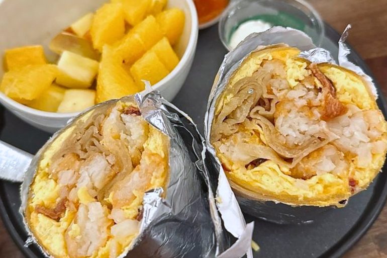 Breakfast Burrito at Winslow's Table in University City, MO