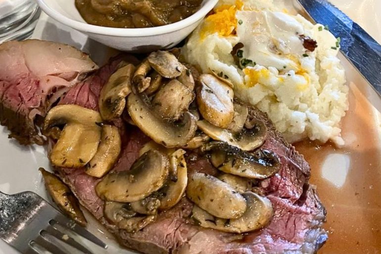 Prime Rib at Coppermill Steakhouse in Kearney, Nebraska