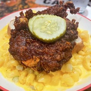 Nashville Hot Chicken Mac at Cherry Street Pub in Lancaster, Ohio
