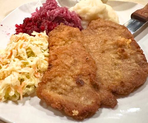 Vienna Schnitzel at Abigail's Restaurant in Linden, New Jersey