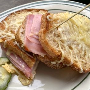 Croque Monsieur at French Market in Prairie Village, Kansas