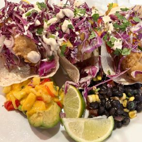 Fish Tacos at Copper Door in Bedford, NH