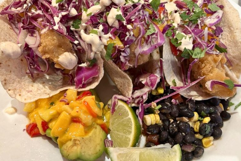 Fish Tacos at Copper Door in Bedford, NH