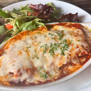 Lasagna Bolognese at Tre Luna Bar and Kitchen in Hoover, AL