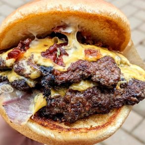 The Boss at Bae's Burgers in Mooresville, North Carolina