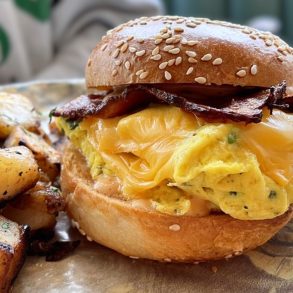 Unconventional Breakfast Sandwich at Unconventional Diner in Washington, DC