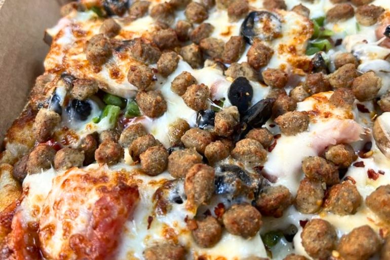 Combo Pizza at Danny Mac's Pizza in Louisville, Kentucky