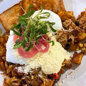 Cuban Pork Hash at Bistro 76 Cafe & Catering in Edmonds, Washington