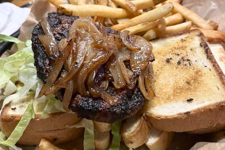 Smitty Burger at Black Mtn Burger in Lincoln, New Hampshire