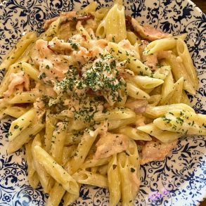 Penne al Salmone Affumicato at Pazzo Pomodoro in Vienna, Virginia