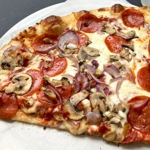 pizza at Huc A Poos in Tybee Island, GA