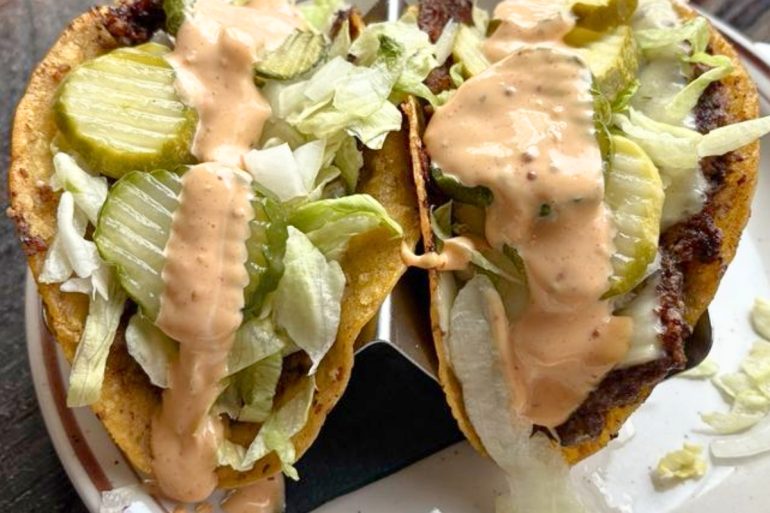 Smash Mac Tacos at Mason's Brewing in Brewer, Maine