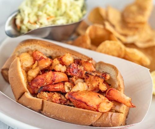 New England Lobster Roll at Northeast Seafood Kitchen in Ocean View, Delaware