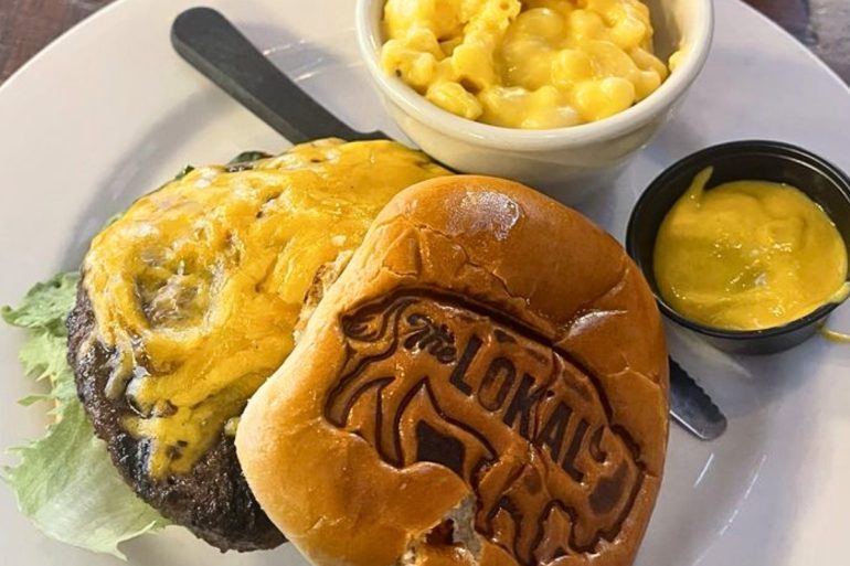 Okie Burger at The Lokal Yukon in Yukon, Oklahoma