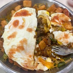 Mexicana Skillet at Lux Cafe in Battle Creek, Michigan