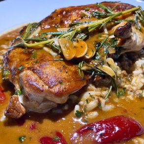 Chicken Scarpariello at Brick Walk Tavern in Fairfield, Connecticut