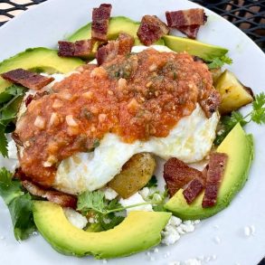 Huevos con salsa at The Cubby Hole in Moorestown, NJ