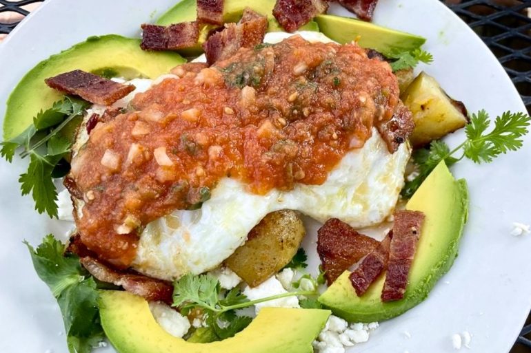 Huevos con salsa at The Cubby Hole in Moorestown, NJ