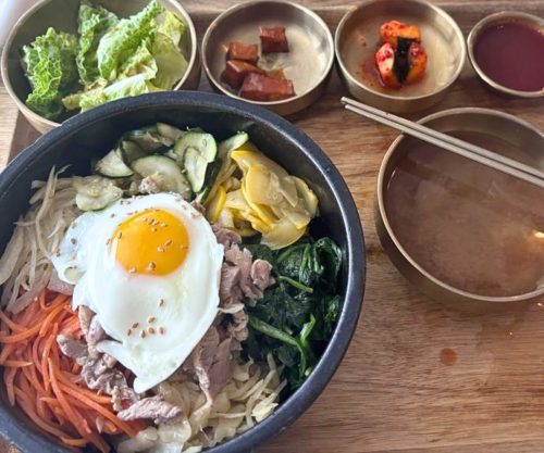 Dolsot Bibimbap at Bapsang in North Kingstown, Rhode Island