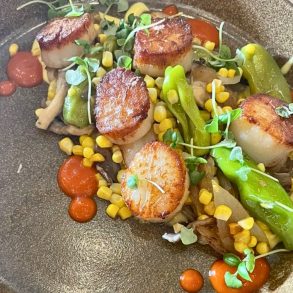 scallops at One Coastal in Fenwick Island, Delaware