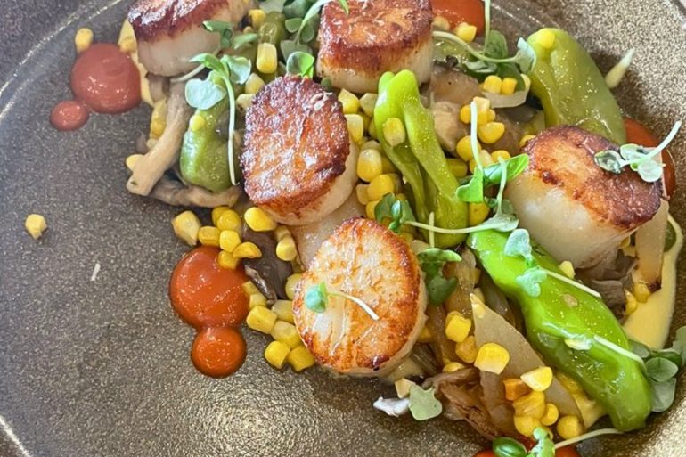 scallops at One Coastal in Fenwick Island, Delaware
