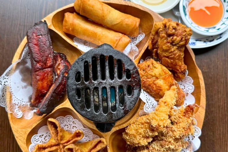 Pu Pu Platter at Songbird in Fairfax, VA