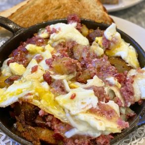 Vermonter Hash Skillet at Henry's Diner in Burlington, Vermont