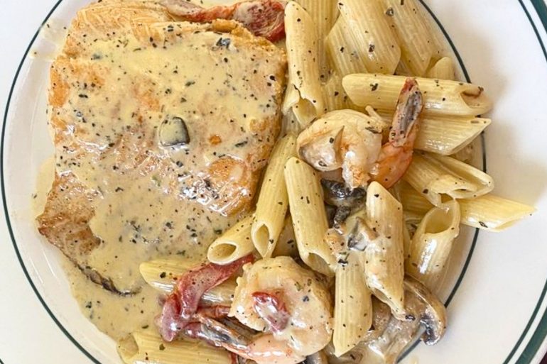 Salmon Cremore at Luigi's in North Platte, Nebraska