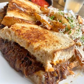 Short Rib Grilled Cheese at Modern Plate in Elmhurst, IL