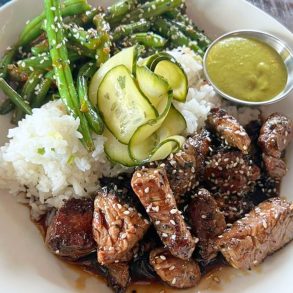 Shaking Beef at Pig's Ear American Bistro in Hurricane, Utah