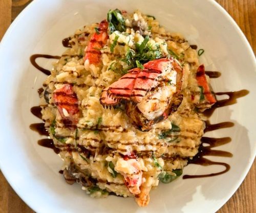 Lobster Risotto at Robert's Maine Grill in Kittery, Maine