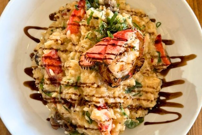 Lobster Risotto at Robert's Maine Grill in Kittery, Maine
