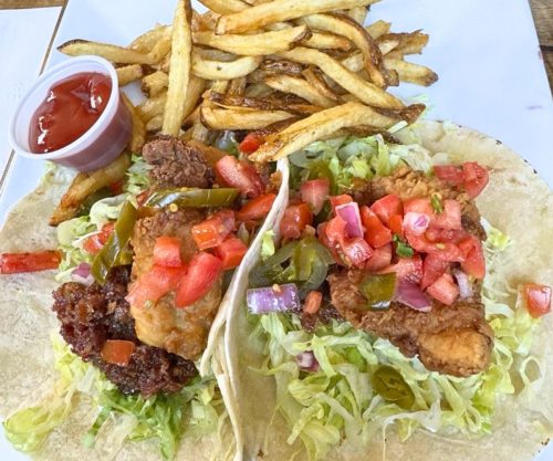 Fish Tacos at Mercy Tavern in Salem, MA