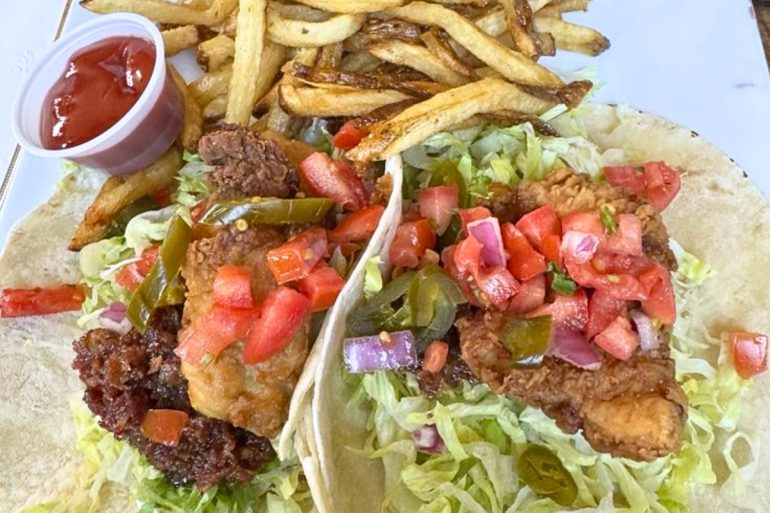 Fish Tacos at Mercy Tavern in Salem, MA
