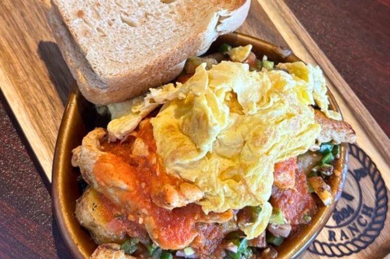 Rancheros Skillet at Sunrise Ranch Restaurant in Wentzville, Missouri