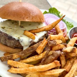 LPH Burger at Leeds Public House in Michigan City, Indiana