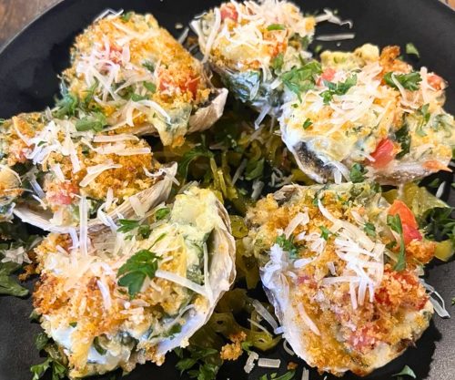 Baked Oyster Antietam at Alma Bea in Shepherdstown, WV