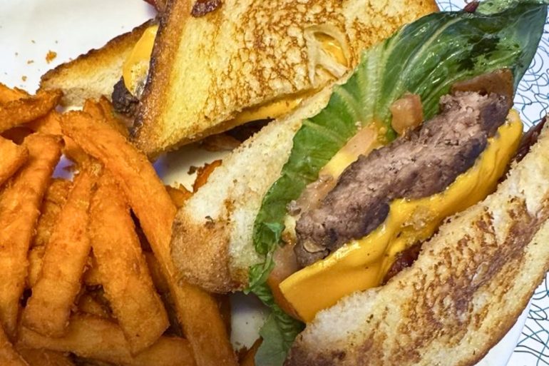 Patty Melt at Hot Rods 50's Diner in Alcoa, Tennessee