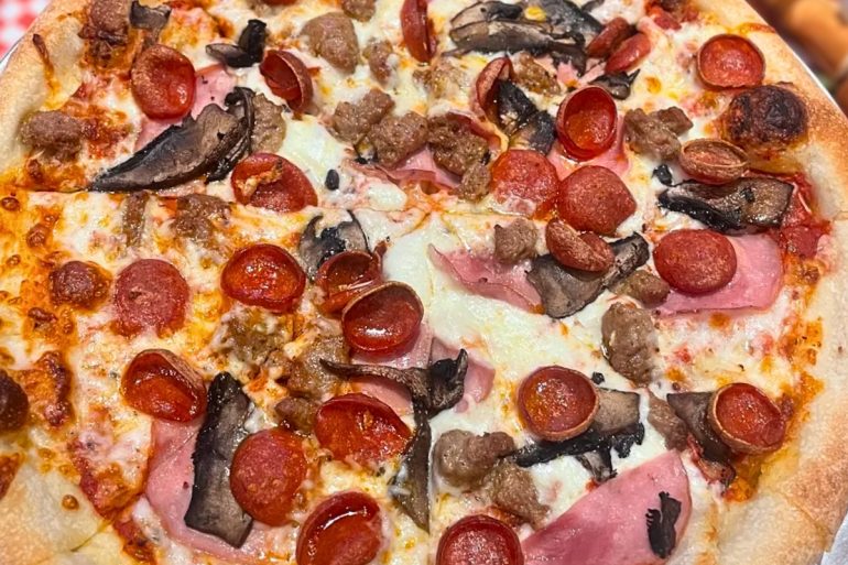 Pie Presidente at The Heights Pizzeria and Drafthouse in Harker Heights, Texas