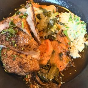 smoked duck breast at Alma Bea in Shepherdstown, West Virginia