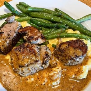 Sakura Farms Pork Medallions at Liberty Street Kitchen in Pella, Iowa