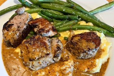 Sakura Farms Pork Medallions at Liberty Street Kitchen in Pella, Iowa