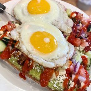 Loaded Avocado Toast at Sunny Day Cafe in Bel Air, Maryland
