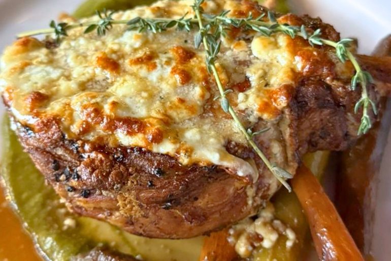 Pork Chop at Artisan 179 in Pewaukee, WI
