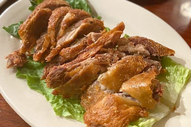 Duck Basil at Ricky Thai Bistro in North Miami, Florida