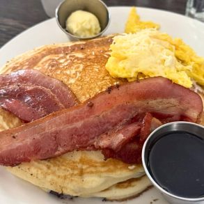 pancake breakfast at The Middle Fork in Lander, Wyoming