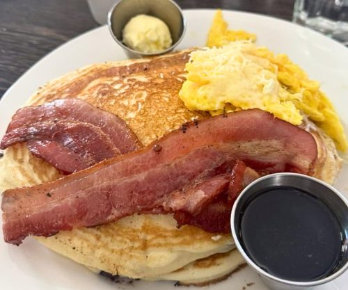 pancake breakfast at The Middle Fork in Lander, Wyoming