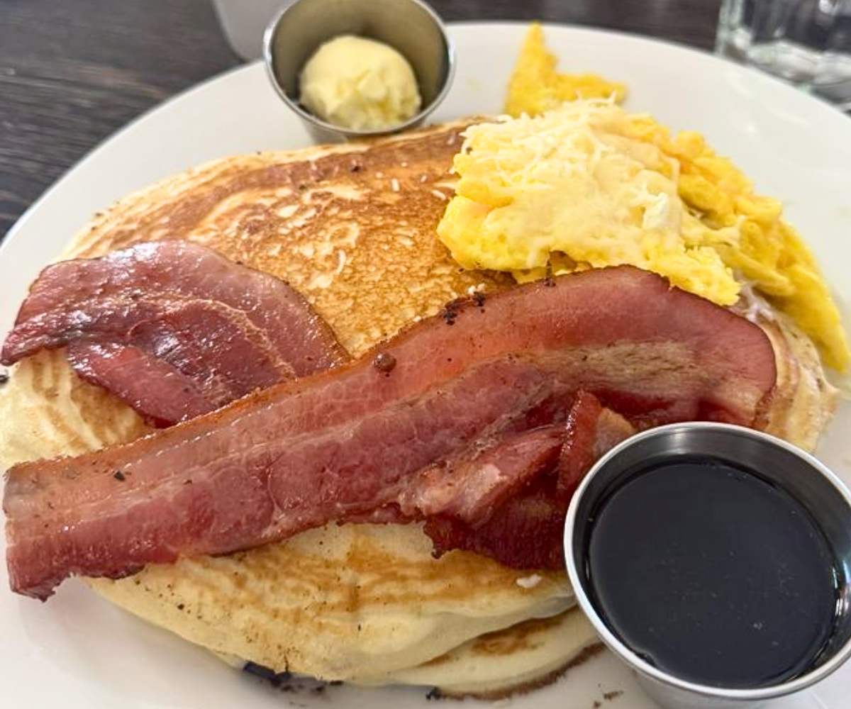 pancake breakfast at The Middle Fork in Lander, Wyoming
