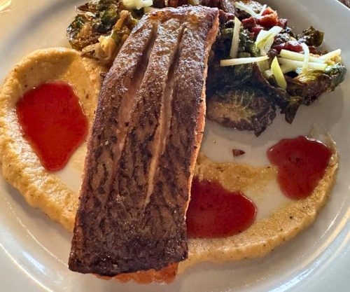salmon at Artisan 179 in Pewaukee, WI